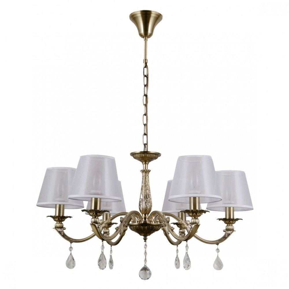 Люстра 68*68*79 см, 6*E14 Gerhort G11046/6AB WT, Античная бронза