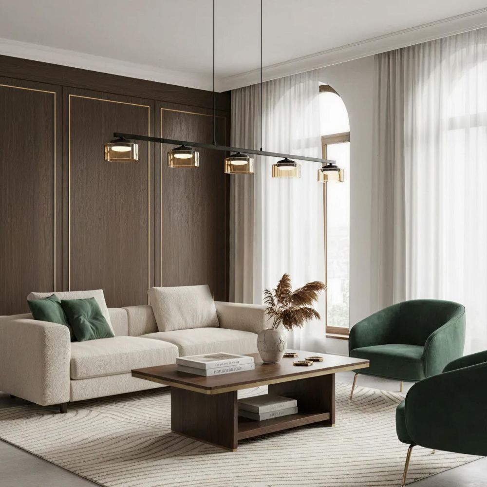 Светильник 140 см, Citilux ESPACE CL243251, черный