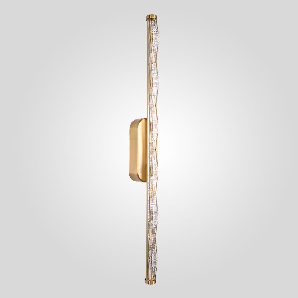 Бра Snaq 10*7*61 см, 1*LED*22W, 3000, 4000, 6000K, ImperiumLoft snaq01, Латунь