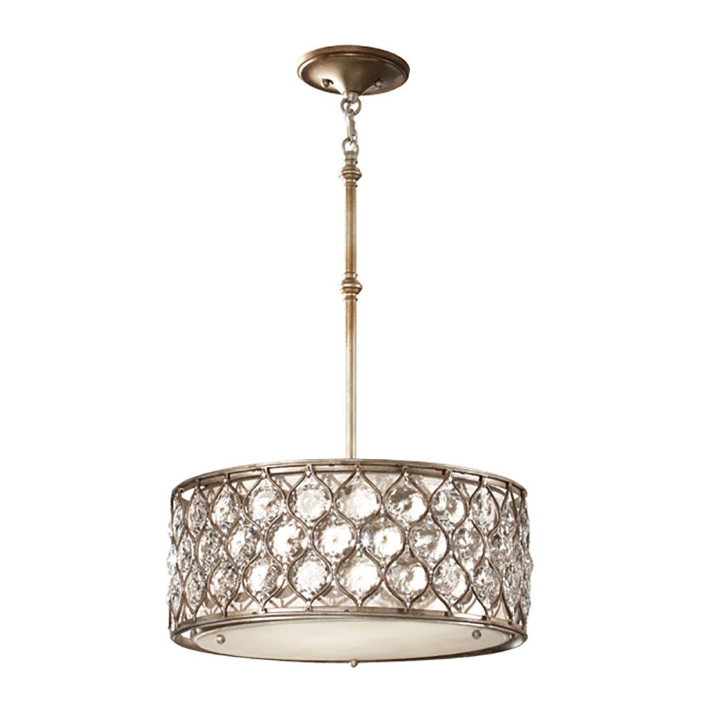 Подвесной светильник *43*22-141 см, E27*60W, Natural Concepts Feiss Lucia ZIGGY-2P-M-LG, хром