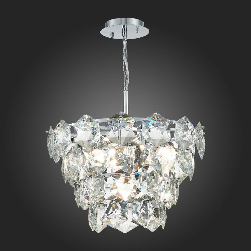 Люстра подвесная 46 см, 240W, ST LUCE VITERBO SL1631.103.06 Хром