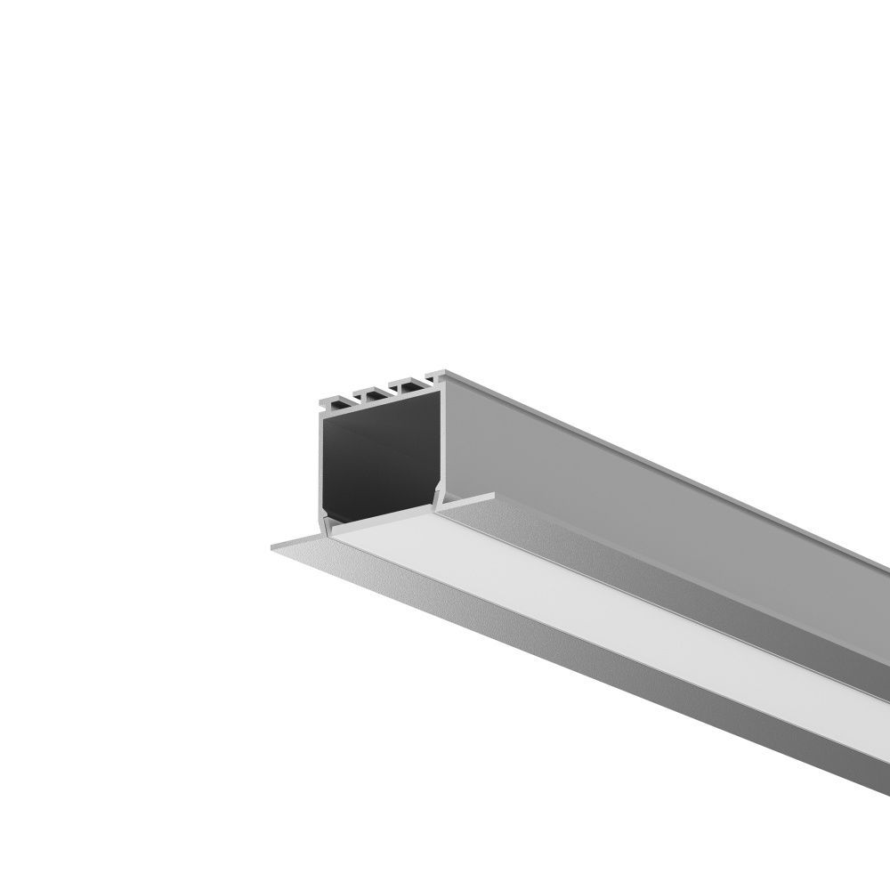 Встраиваемый с накладным фланцем профиль Maytoni Led Strip  Серебро 642001, Белый