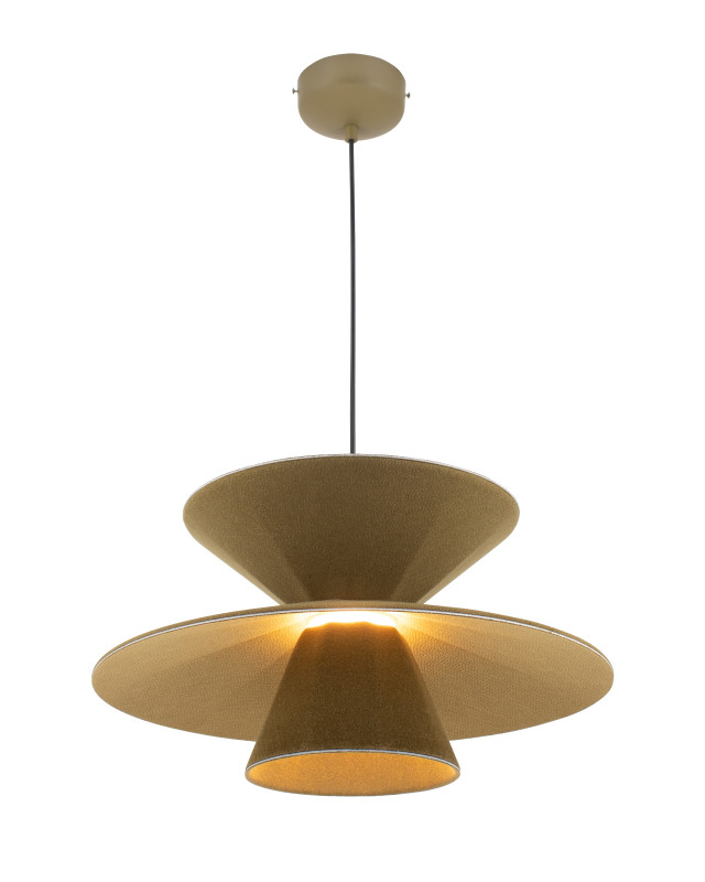 Подвесной светильник 50*182 см, LED, 12W, 3000К, Moderli Mantis V11100-PL зеленый