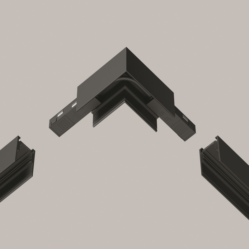 Подвод питания 26*1,7*1,9 см, Maytoni Technical Accessories for tracks Exility TRA034CPC-42B-15-1 черный