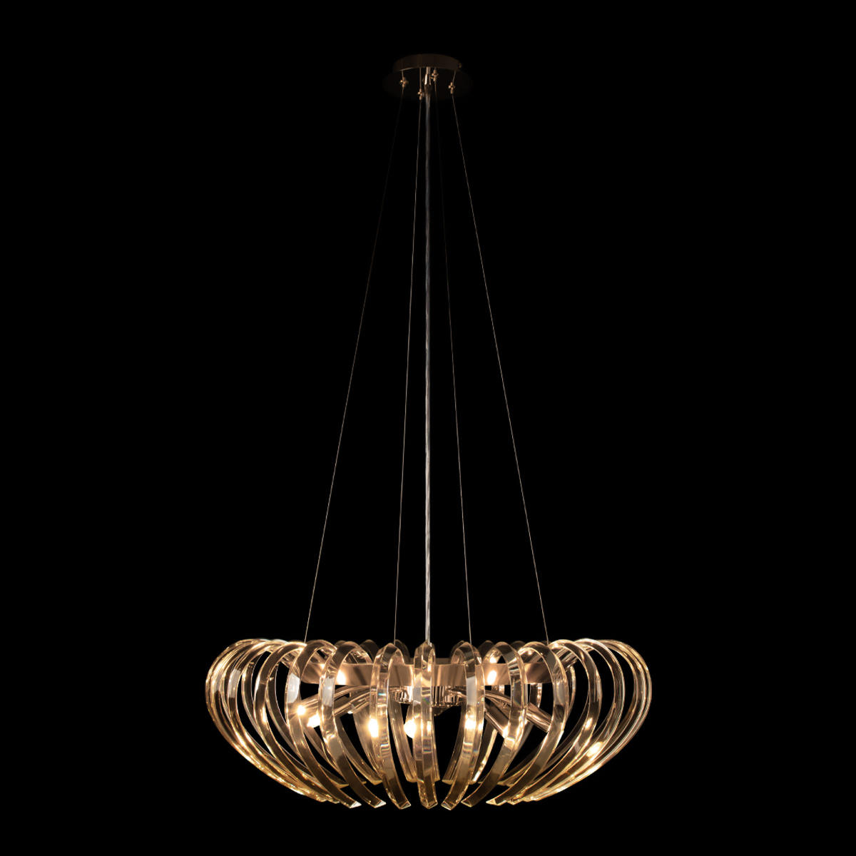 Подвесной светильник 60*23 см, 8*E14 LOFT IT Dakota французское золото 10300/600 French gold