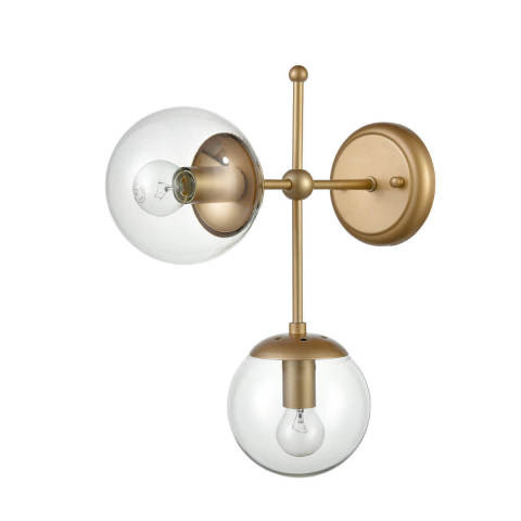 Бра 35*13*39 см, 2*E14 шампань Vele Luce Modena VL5014W02