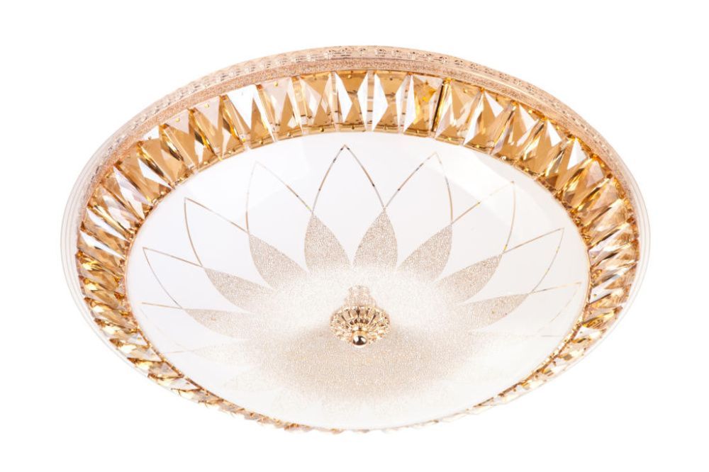 Потолочный светильник 40 см, 48W, 3300-5000K, LED4U 1159/400 GD, золото