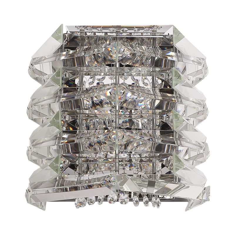Бра *26*25 см, 2*E14*40W, ST-Luce STROZZI SL6137.101.02, никель