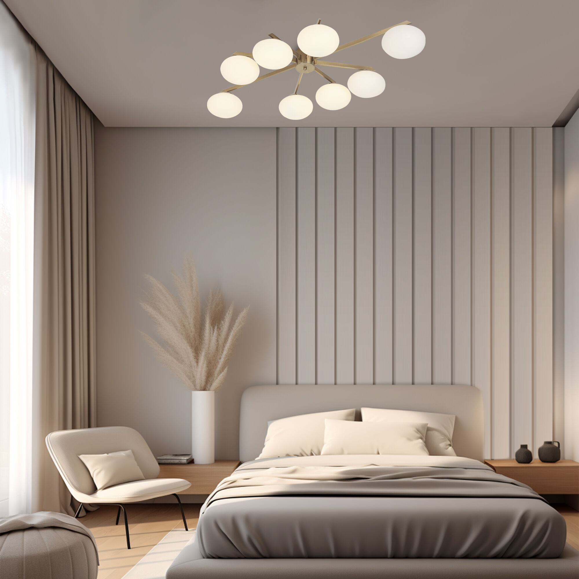 Светильник 104 см, Eurosvet 70220/8, латунь