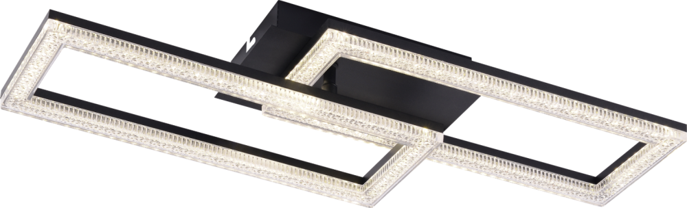 Люстра L550 x W180 x H85, мм, 60W 3000-6000K, BK (Черный) Rilon 6598-2B BK