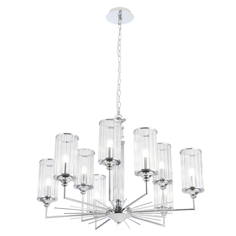 Светильник 80 см, Crystal Lux GLORIA SP9 CHROME, хром