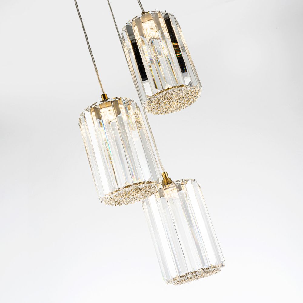 Светильник *22*20 см, LED*29W, 4000K, Modelux  ML.1397.3, Латунь