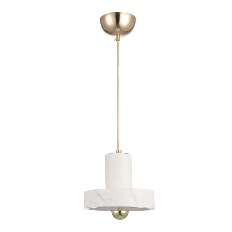 Светильник 18 см, Crystal Lux GOCCIA SP1, золото-мрамор