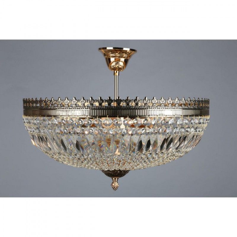 Люстра 45*35 см, 5*E27, 40W, Omnilux Omnilux 766 OML-76607-05, золотой