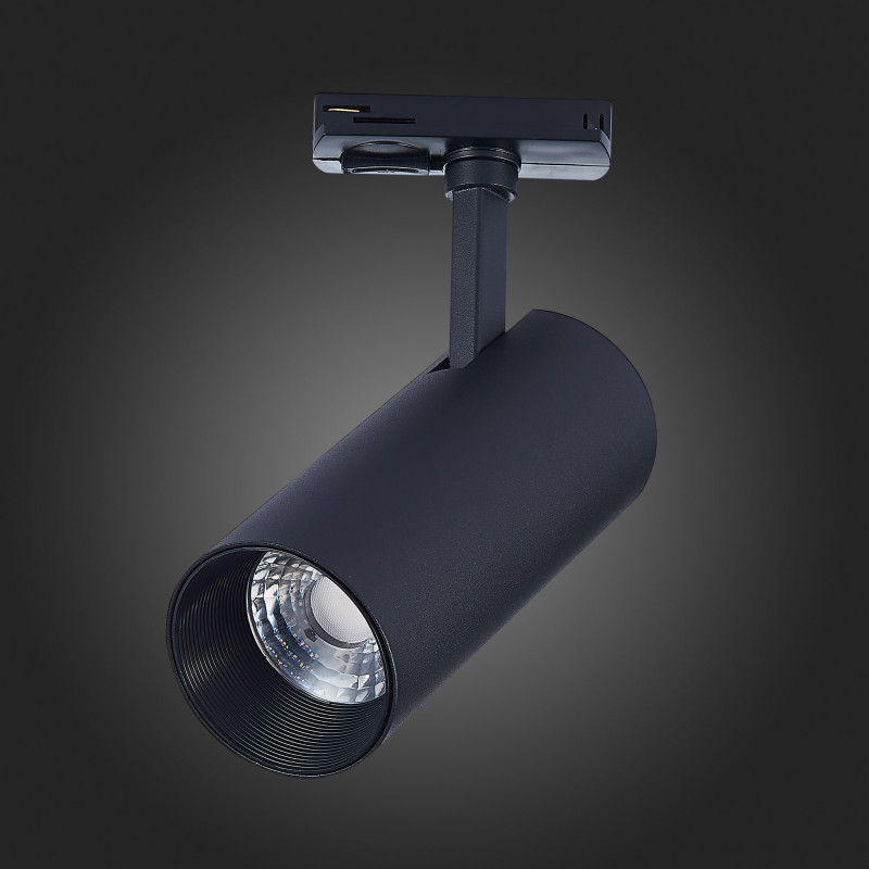 Трековый светильник 16*7 см, 15W, 3000K ST LUCE ST350.436.15.36 Матовый черный