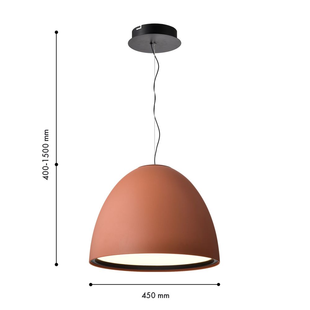 Подвес *45*40-150 см, 1*LED*38W, 3000K, Favourite Halva 4814-4P, черный