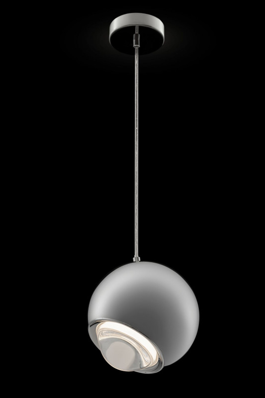 Светильник подвесной Maytoni Akis P065PL-L7CH3K, 7W LED, 3000K, хром