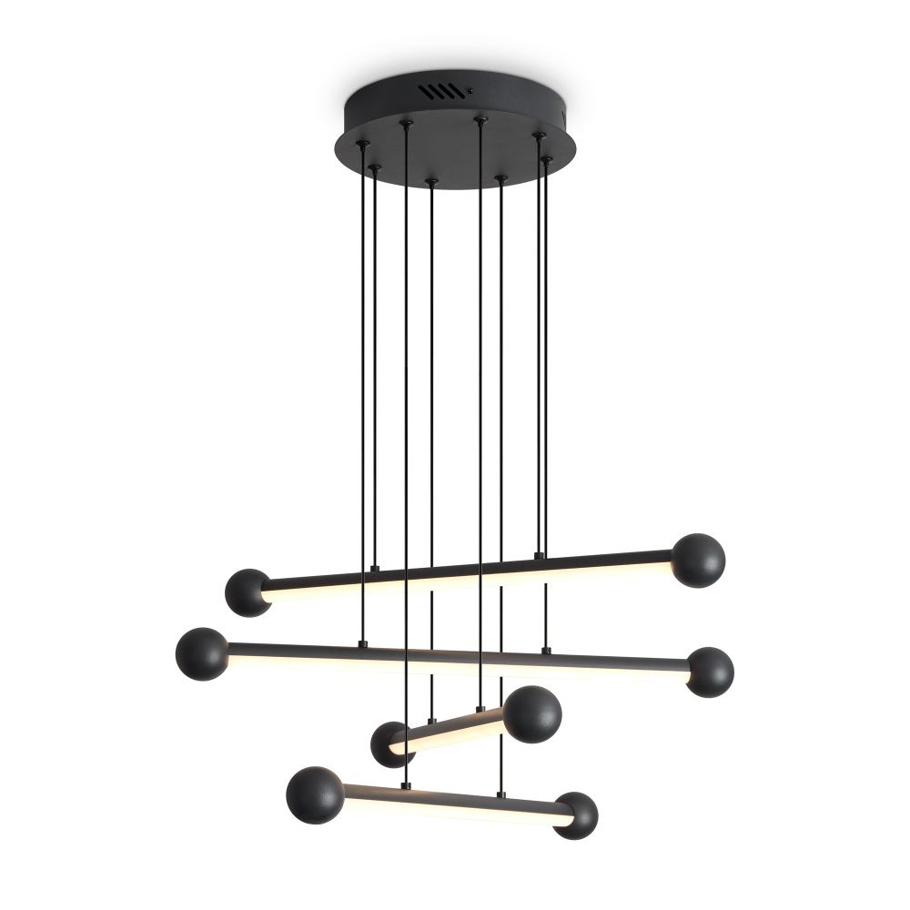 Подвесной светильник *53*20-120 см, *LED*70W, 3000-7000K, Freya Рапида/Rapida FR6215PL-L70B, Черный