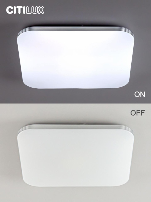 Светильник 49 см, 68W с пультом RGB Citilux Симпла CL714K680G RGB