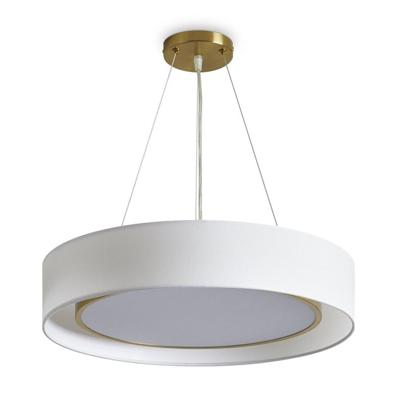 Подвесной светильник с диммером 50*50*105 см, LED*31W, 3000K, Freya Cozy FR6170PL-L52BS, латунный