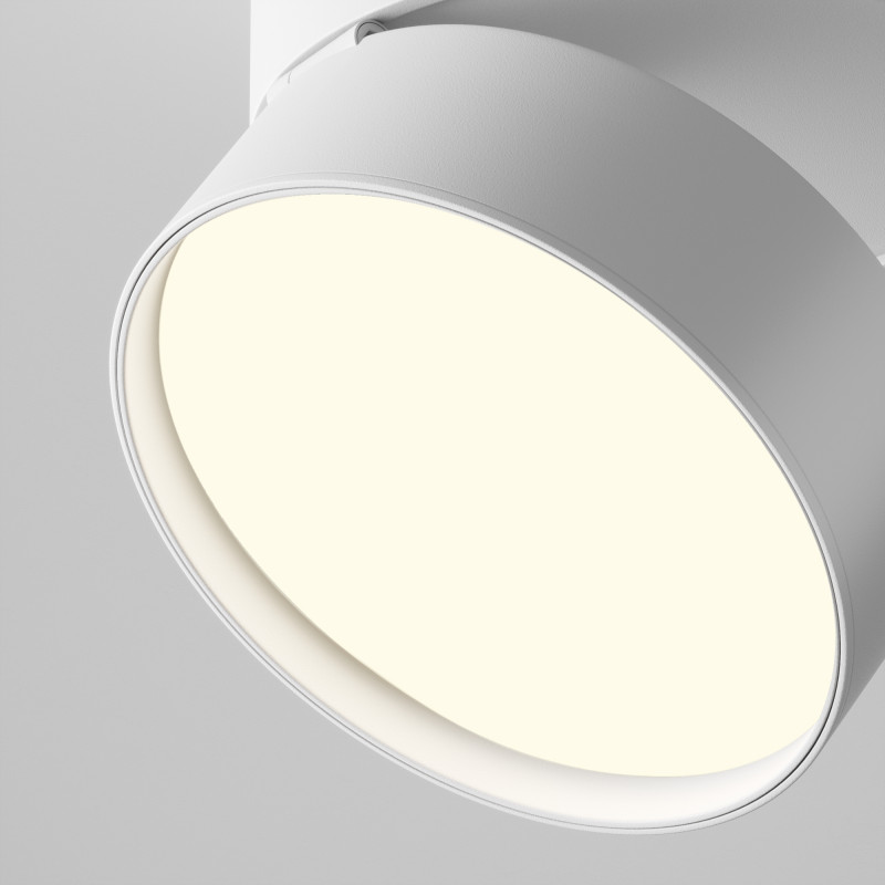 Накладной светильник 12*12*8,2 см, LED, 18W, 4000К, Maytoni Technical ONDA C024CL-18W4K-W-1 белый