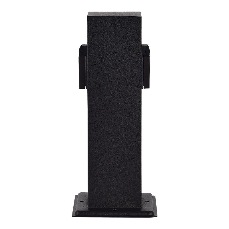 Уличный блок розеток 13*13*29,5 см, ST-Luce Socket SL9012.405.00, черный