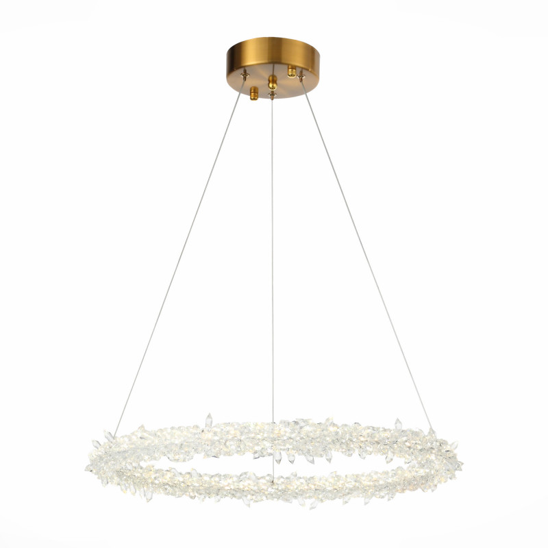 Люстра подвесная 60 см, 58W 3000 - 6500K ST LUCE Lucchero SL6105.203.01 Золотистый