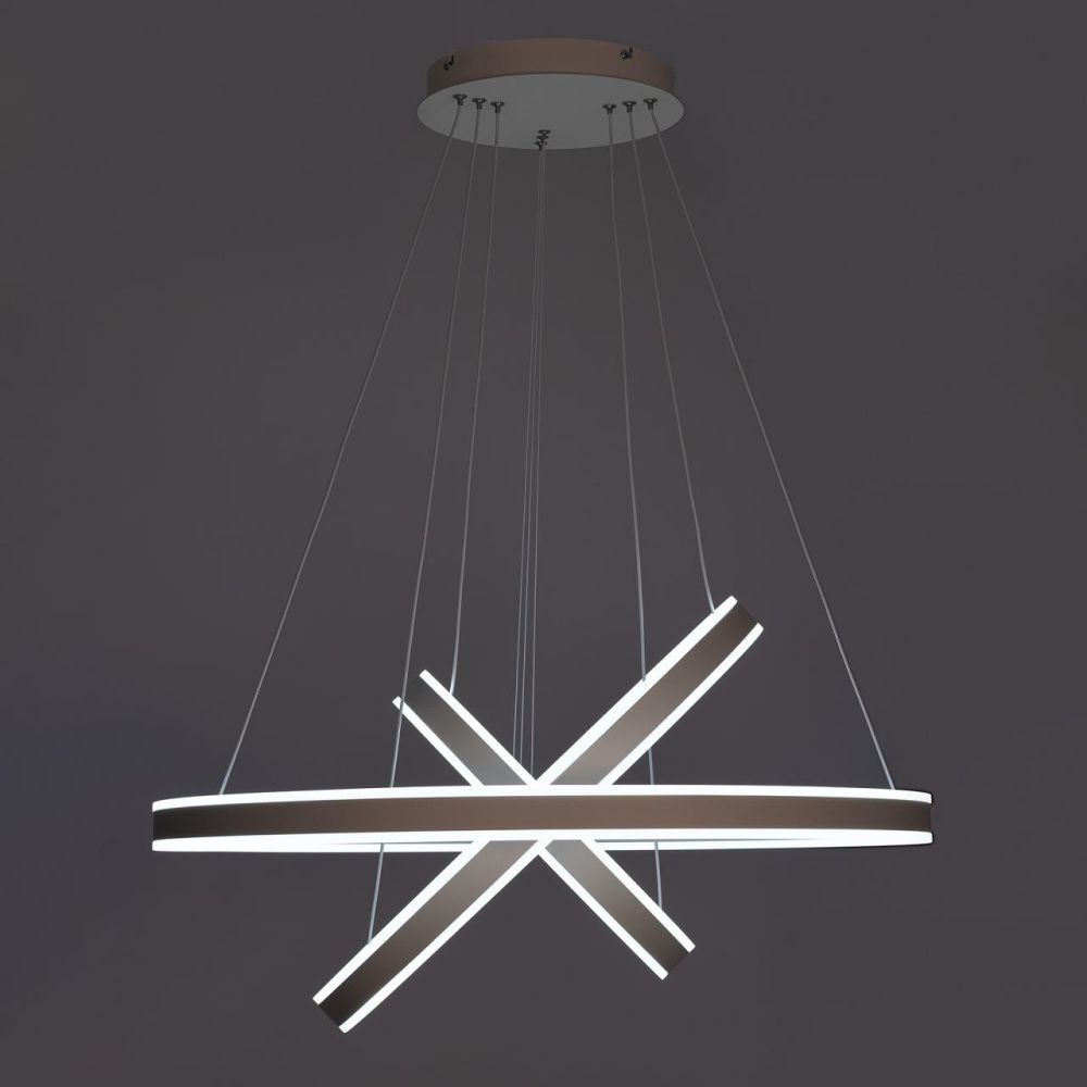 Люстра 80*120 см LED*195 W, 3000 / 5500 К Citilux Дуэт Белый CL719680