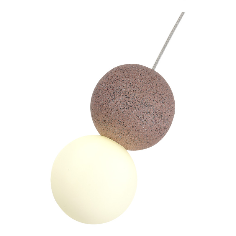 Светильник подвесной 10* см, G9*1*5W, 4000K, St Luce Estruzzo SL1512.523.01, Красный
