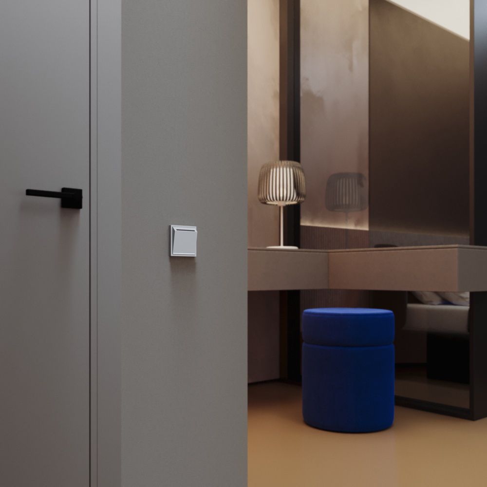 Выключатель встраиваемый S70 карточный 16А, белый матовый Voltum VLS010702