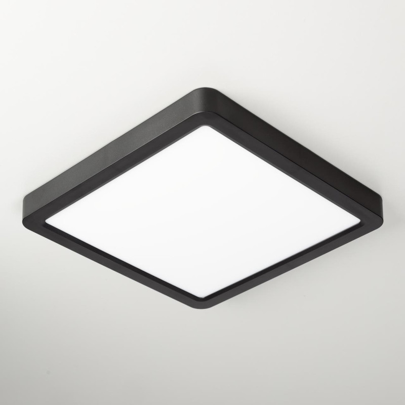 Светильник накладной 23*23*4 см LED 18W*Мульти Citilux Бейсик CL738K181V Черный