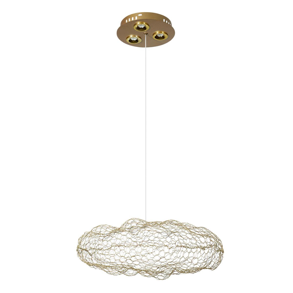 Светильник 35 см, 24W, 3000K, Loft It Cloud 10247/350 Gold, золото