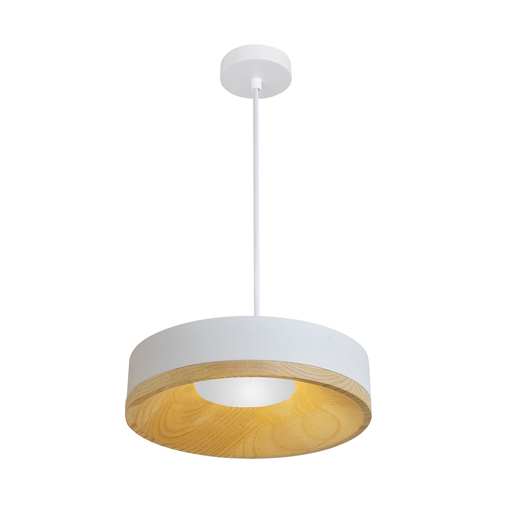 Подвесной светильник 7*22 см, 1*LED, 12W, 3000K Divinare Vaso 5119/33 SP-8, Белый
