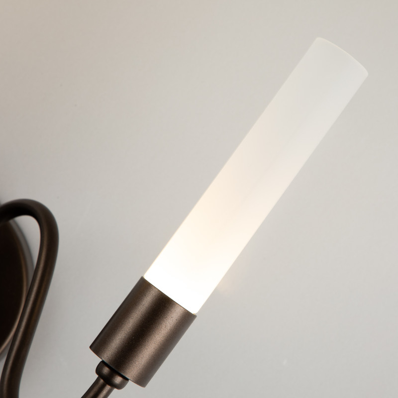 Бра Favourite Tentacoli 3014-2W, D215*W280*H280, каркас темно-коричневого цвета, плафоны из полу-прозрачного стекла