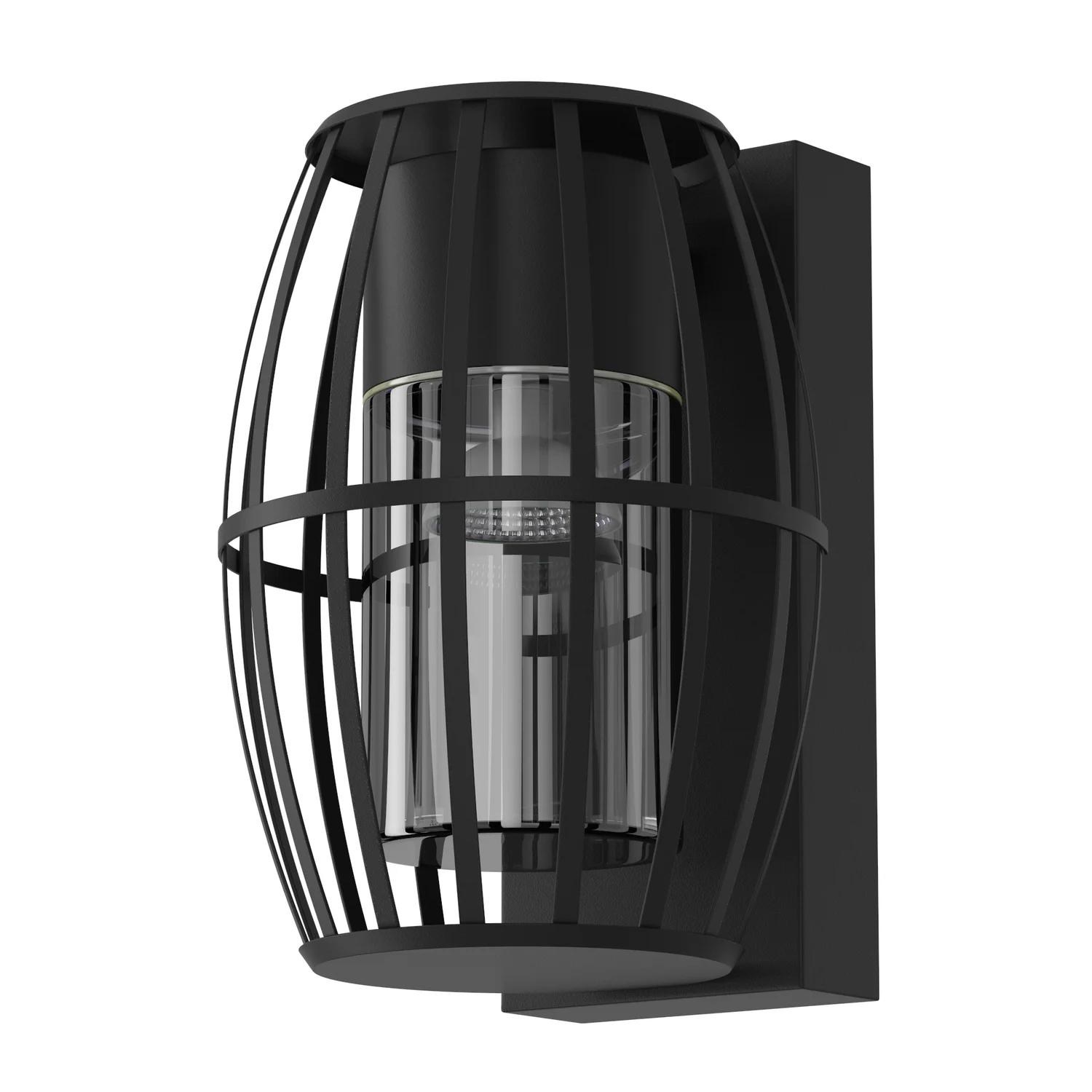 Настенный уличный светильник 22 см, Favourite 4849-1W Keg, черный