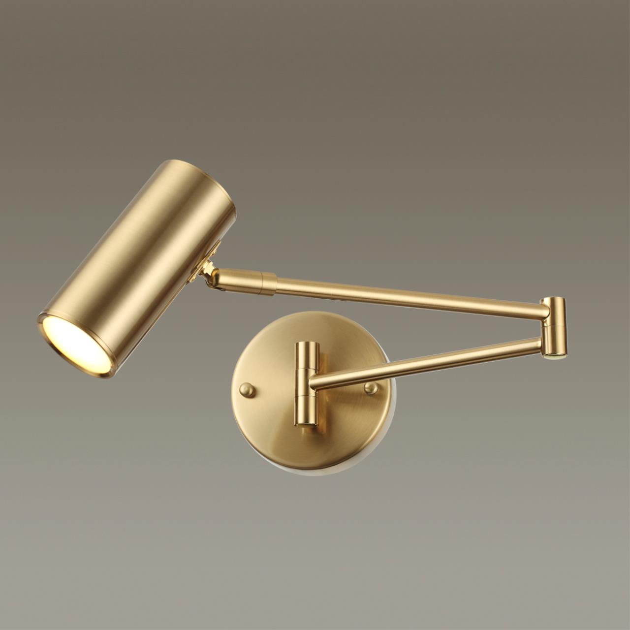 Светильник 58 см, Odeon Light RAZIO 4377/1W, матовое золото