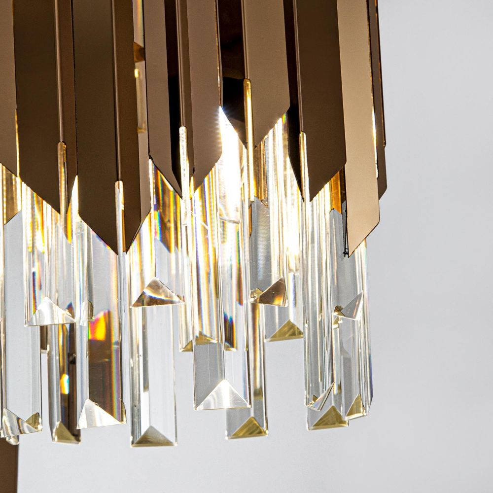 Подвесная люстра 50*50*130 см, Е 27 3x60W, Золото MODELUX ML.20208.3 GD