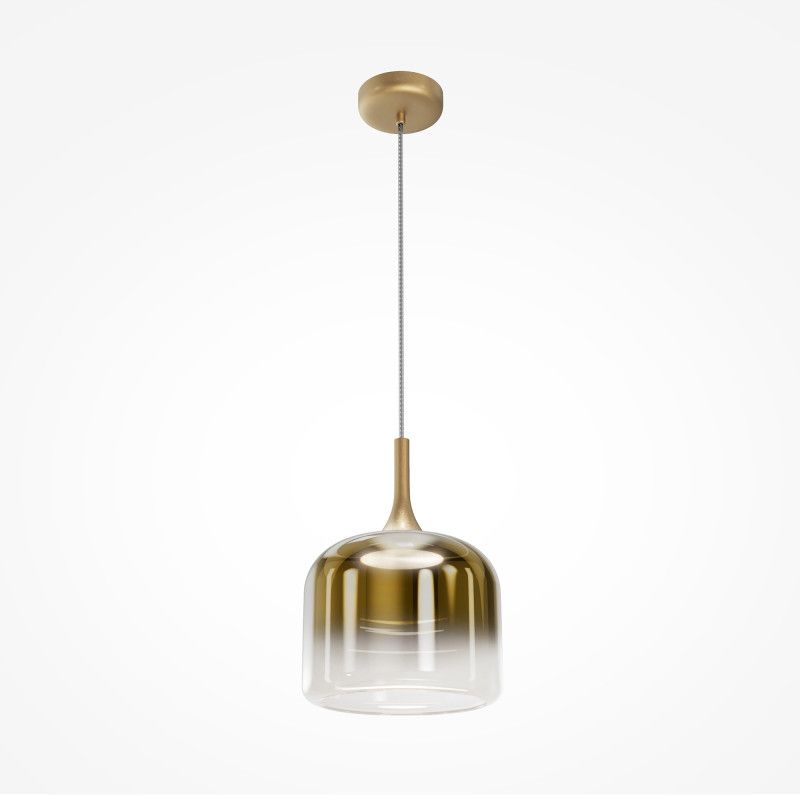 Подвесной светильник 26*26*339,5 см, LED*12W, 3000K, Maytoni Spirito MOD286PL-L18G3K, золотой