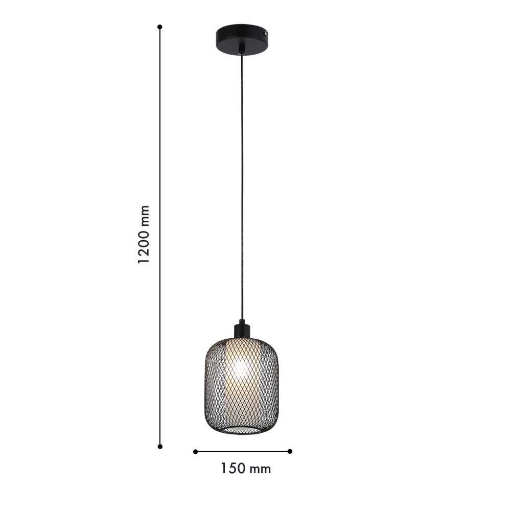 Подвес 15*20,5-120 см, 1*E14, 60W, F-Promo Tokri 4602-1P, золотой матовый