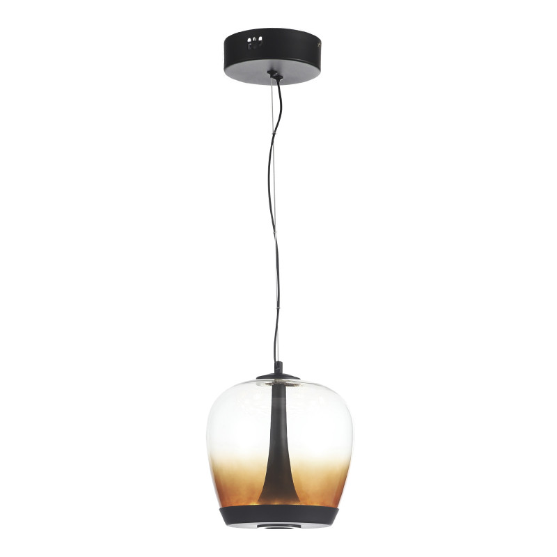 Подвесной светильник 20*200 см, LED, 17W,  3000К, ST-Luce Ripple SL6014.413.01 черный