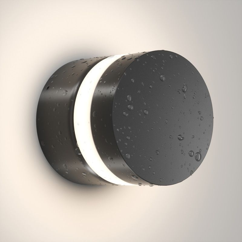 Бра 11*12*12- см, *LED*12W, 3000K, Denkirs VEGA DK9810-BK, черный алюминий