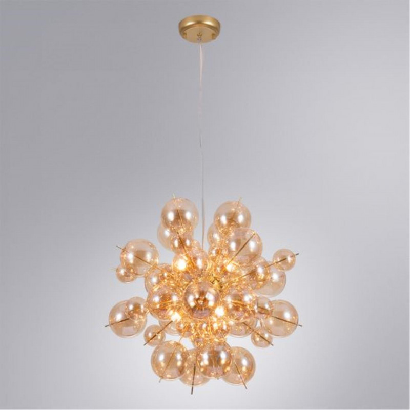 Подвесной светильник 52*52 см, 6*G9 золотистый Arte Lamp Molecule A8313SP-6GO