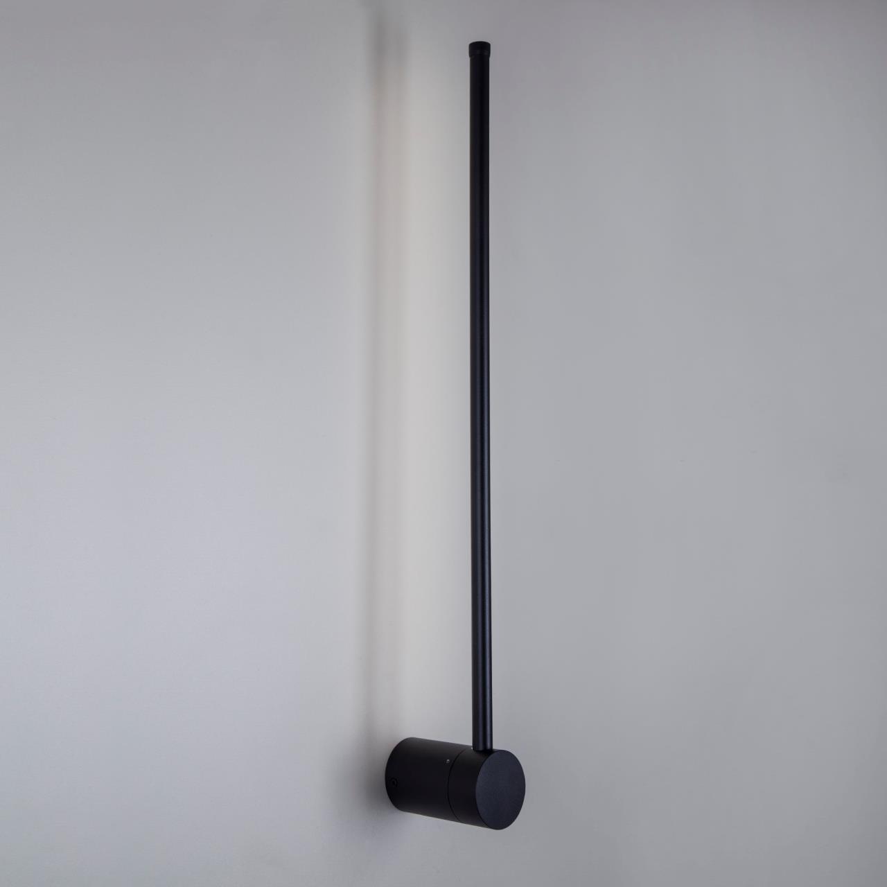 Бра 6*10*63 см, LED 17W, 3000 / 6000K, Черный LED4U L7271-600 BK