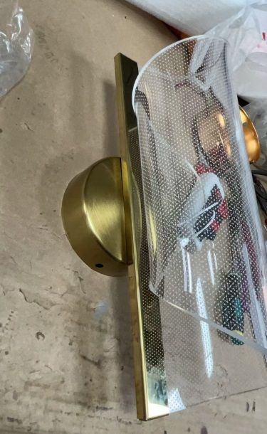 Светильник DZN-13657 БРОНЗА  D140/H280/1/LED/8W/4500K 25-01