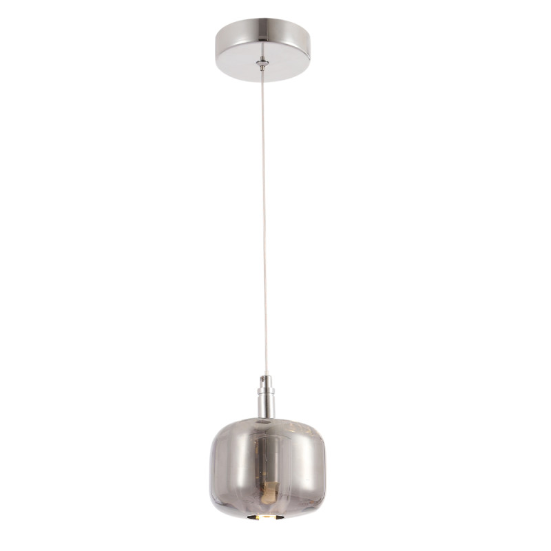 Светильник 10 см, Crystal Lux BOX SP1 CHROME/SMOKE, хром