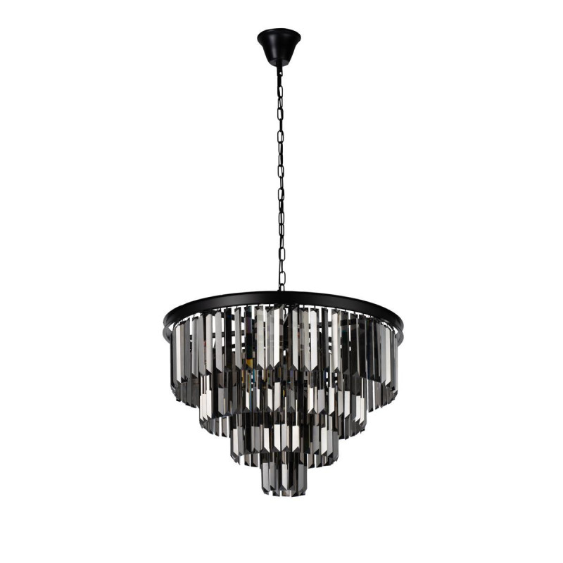 Подвесная люстра Loft IT Prism 10018/600C, диаметр 60 см, черный