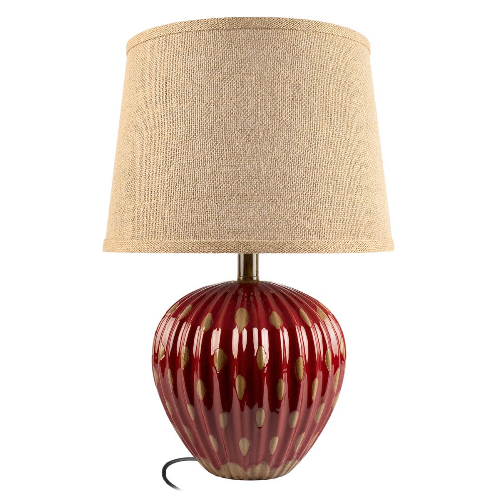 Настольная лампа 51 см, LOFT IT Tulip 10513T Red, красный-бежевый