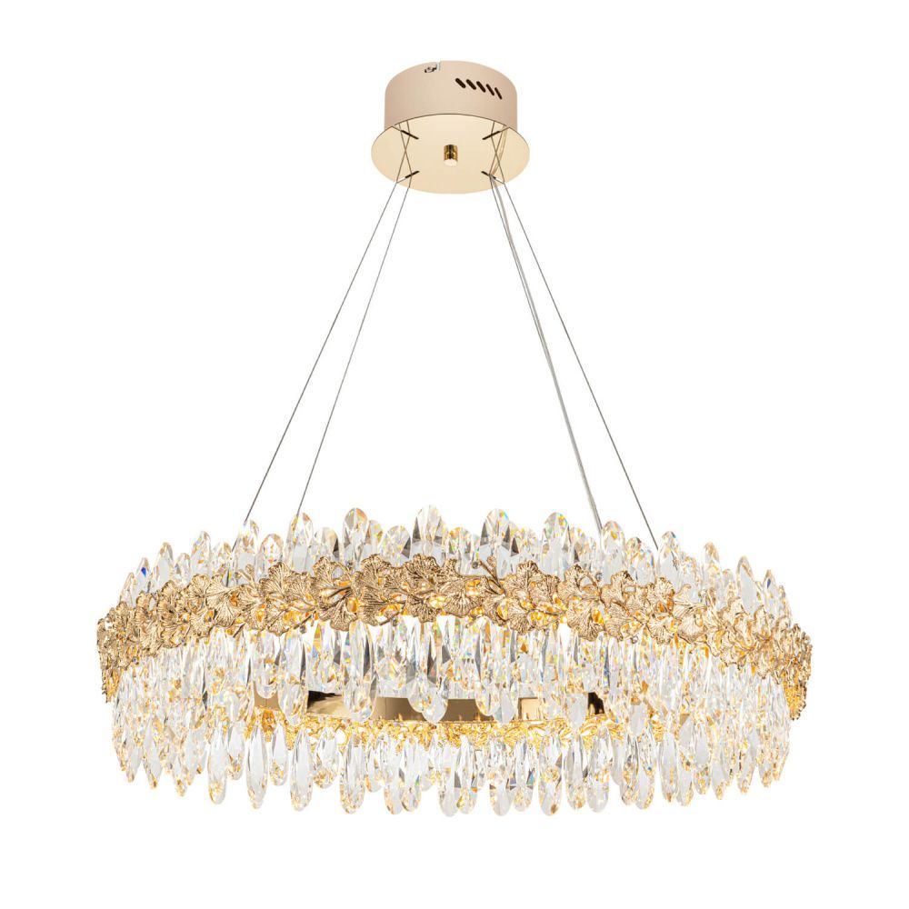 Люстра *77*20-160 см, *LED*88W, 3000-6000K, MODELUX  ML.9888.800 GD, Золото