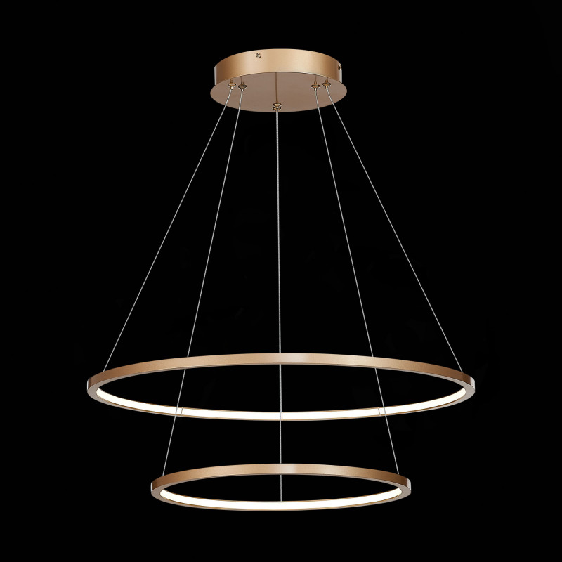 Светильник подвесной 60 см, 56W 4000K ST LUCE ST603 IN ST603.243.56 Золотистый