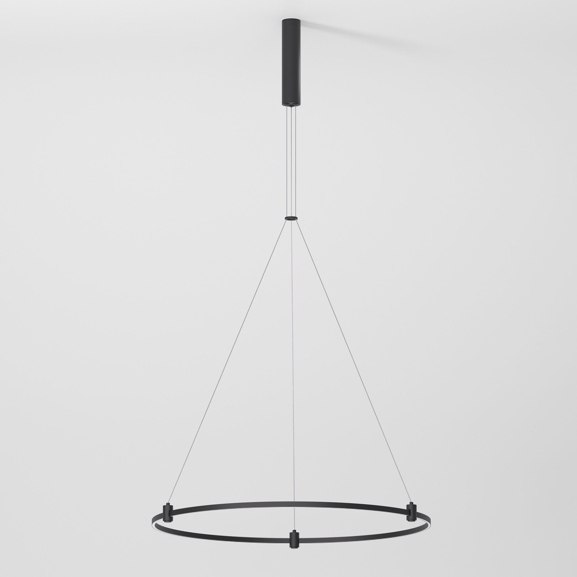 Шинопровод с тросовыми креплениями Elektrostandard Esthetic Magnetic Round 85138/00, черный